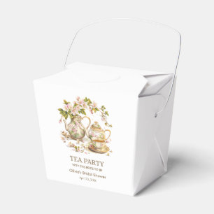 Teeflora Party Zeit für Tee Brautparty Geschenkschachtel