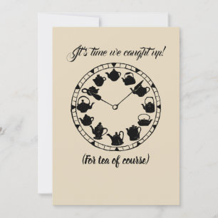 Teefreunde laden zur Teezeit ein Einladung