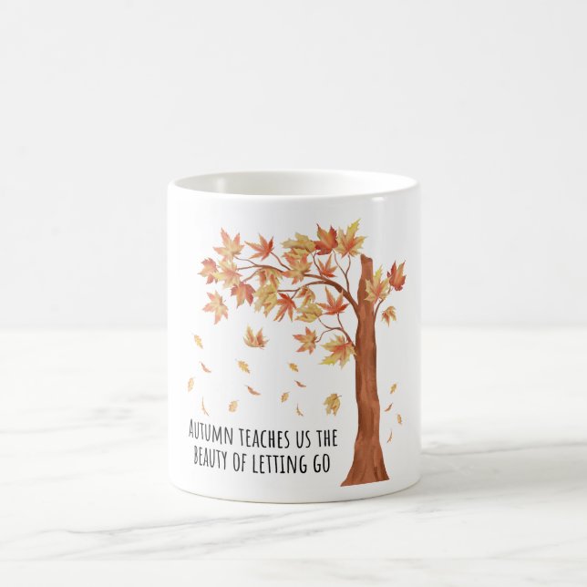 Teekaffee-Tasse mit Inspiration - Aquarelle-Design Kaffeetasse (Mittel)