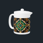 Teekanne mit brasilianischem Farbdesign<br><div class="desc">Freuen Sie sich auf die elegante und brasilianische Teekanne mit luxuriösem brasilianischem Farbdesign, das mit Edelsteineffekten auf dunklem Hintergrund kombiniert wird! Dieser Teekessel ist mehr als nur ein funktionales Stück - er ist eine beeindruckende Feier der pulsierenden brasilianischen Kultur und der modernen Eleganz. Die typisch brasilianischen Fahnen sind schön in...</div>
