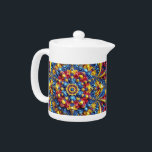 Teekanne mit rumänischem Farbdesign<br><div class="desc">Entspannen Sie in unserem exklusiven Teekessel mit modernem abstraktem Design in den lebhaften Farben Rumäniens! Dieser Teekessel, der mit viel Liebe zum Detail gestaltet wurde, ist mehr als nur ein funktioneller Gegenstand, er ist eine Feier des rumänischen Erbes, der kulturellen Stolz mit zeitgenössischem künstlerischen Flair verbindet. Das auffallende abstrakte Design...</div>