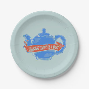 Teekanne sammeln Teekanne Pappteller