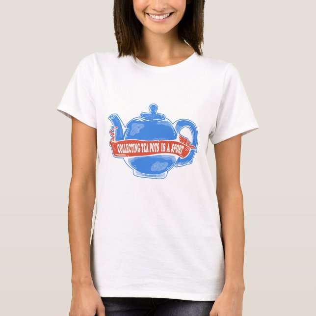 Teekanne sammeln Teekanne T-Shirt (Vorderseite)
