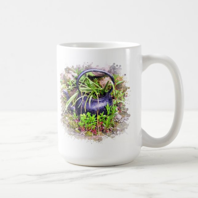 Teekanne-Sprichwort-Tasse Kaffeetasse (Rechts)