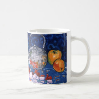 Teekanne u. Gladioli Kaffeetasse