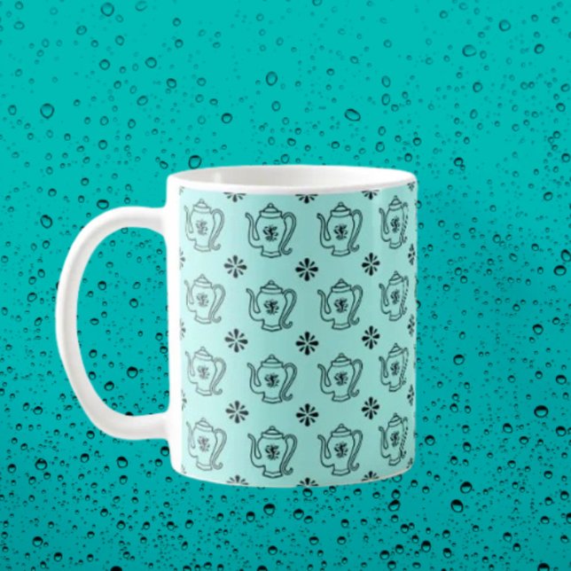 Teekanne und Botanik Kaffeetasse (Von Creator hochgeladen)