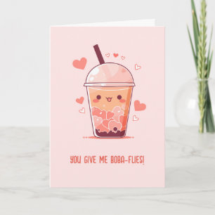 Teekarte - Niedlicher Boba Milk Tee Pub Karte
