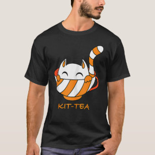 Teekatze Niedlich und Katze 1 T-Shirt