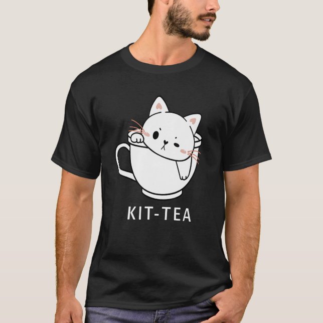 Teekatze Niedlich und Tee der Katze 1 (Vorderseite)