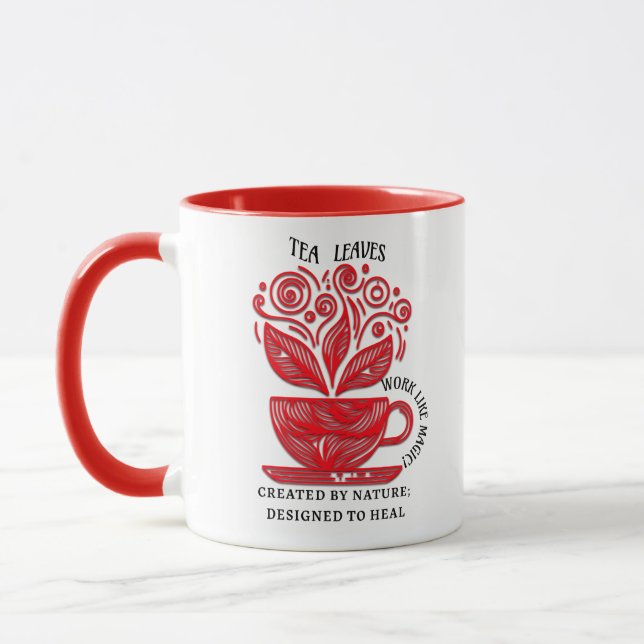 Teeliebhaber Motivierend Tasse (Links)
