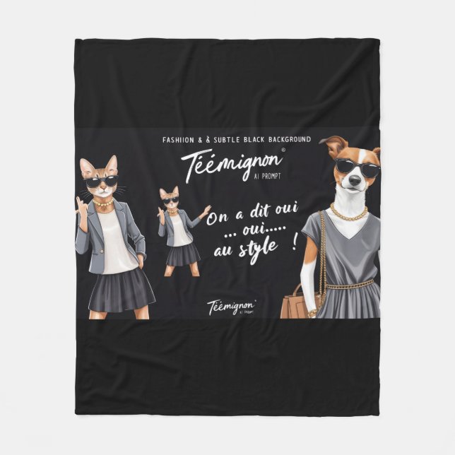 TEEMIGNON FLEECEDECKE (Vorderseite)