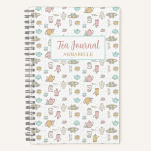 Teemuster Feminine Notebook-Tagebuch Notizbuch