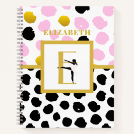 Teen Ballerina Dance Steps Journal Log Platten Notizbuch