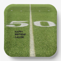 Teen Birthday 50 Yard Line Football Field