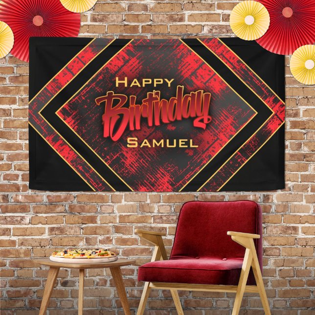 Teen Boy Birthday Banner (Von Creator hochgeladen)