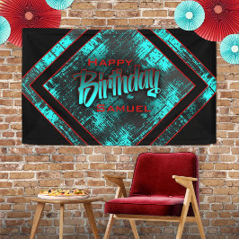 Teen Boy Birthday Banner