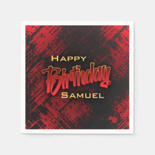 Teen Boy Birthday Serviette