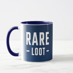 Teen Boy Gamer Rare Loot Dark Blue Slogan Tasse