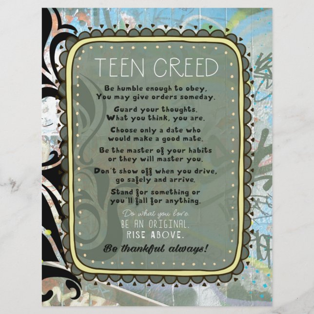 Teen Creed (Vorderseite)