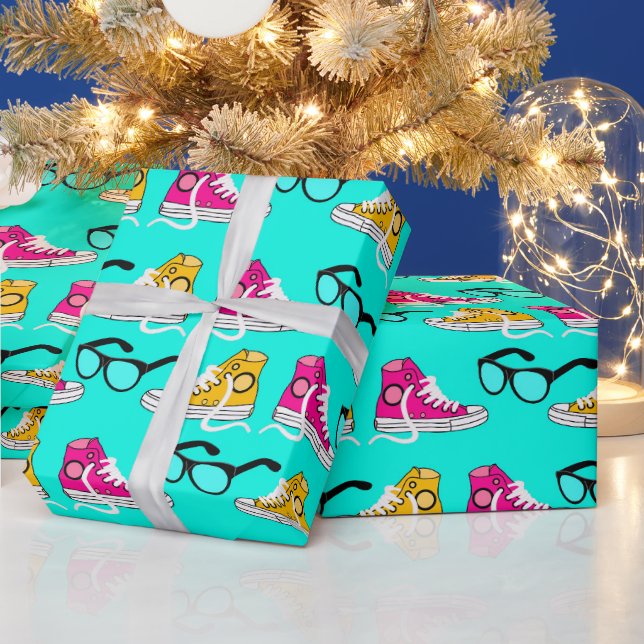 Teen Dream Cheerleader Pattern Geschenkpapier (Feiertage)