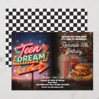 Teen Dream Retro 50er Jahre Diner Geburtstagsfeier
