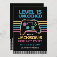 Teen Gaming Gamer Boy Video Game Player Geburtstag