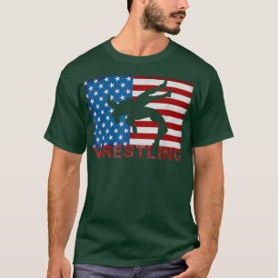 Teen Girl Wrestler Mama Vater American Wrestling U T-Shirt