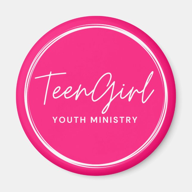 Teen Girl Youth Ministry Magnet (Vorne)