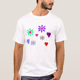 Teen Hearts & Blume Schläfer T - Shirt