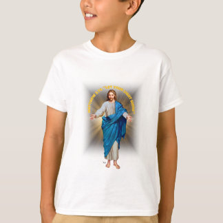 Teen Jesus Ließ dein Light Shine Junge katholisch T-Shirt
