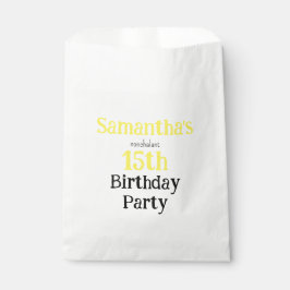 Teen Nonchalant Birthday Party Invitation Geschenktütchen