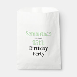 Teen Nonchalant Birthday Party Invitation Geschenktütchen