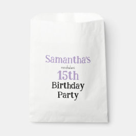 Teen Nonchalant Birthday Party Invitation Geschenktütchen