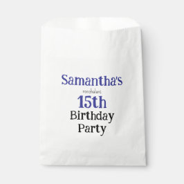 Teen Nonchalant Birthday Party Invitation Geschenktütchen
