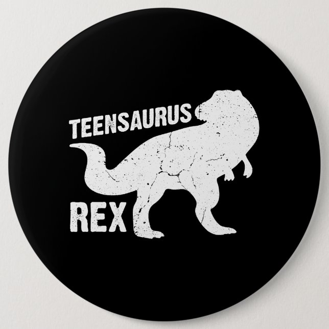 Teen Teensaurus Rex Dinosaur Paleontologe Dino L Button (Vorderseite)