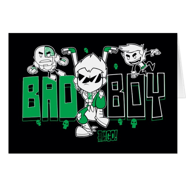 Teen Titans Go! | "Bad Boy" Robin, Cyborg, & BB (Vorderseite (Horizontal))
