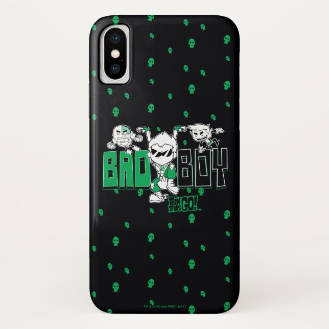 Teen Titans Go! | "Bad Boy" Robin, Cyborg, & BB Case-Mate iPhone Hülle (Rückseite)