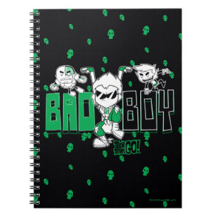 Teen Titans Go! "Bad Boy" Robin, Cyborg und BB Notizblock