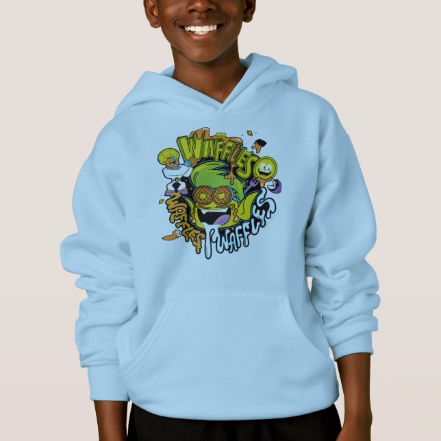 Teen Titans Go! | Beast Boy Waffels Hoodie (Vorderseite)