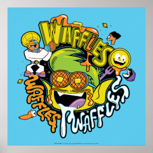 Teen Titans Go!   Beast Boy Waffels Poster