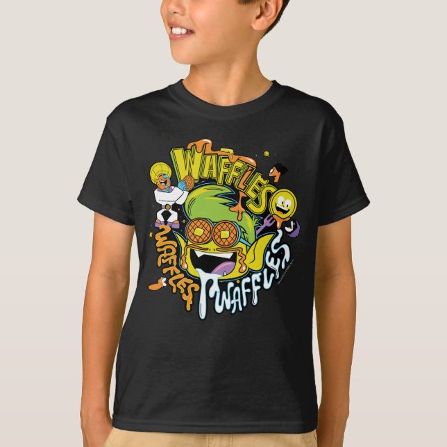 Teen Titans Go! | Beast Boy Waffels T-Shirt (Vorderseite)