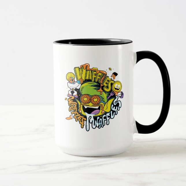 Teen Titans Go! | Beast Boy Waffels Tasse (Rechts)