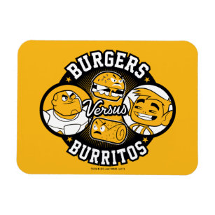 Teen Titans Go!   Burgers gegen Burritos Magnet