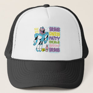 Teen Titans Go! Cyborg Burger Rap Truckerkappe