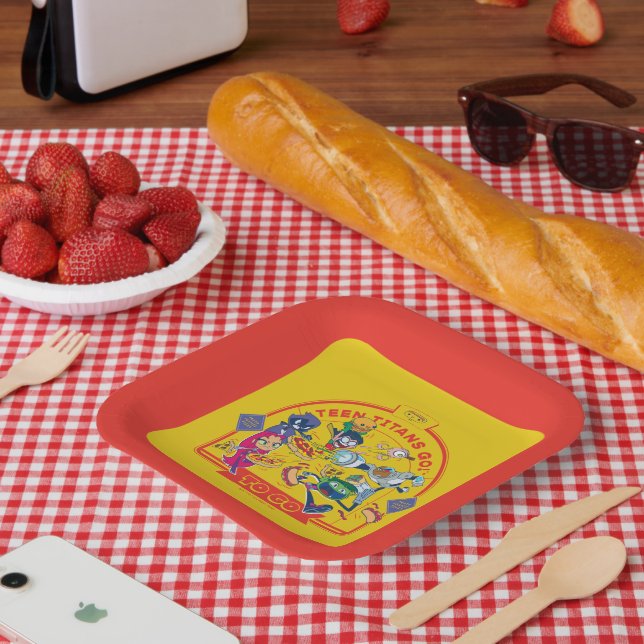 Teen Titans Go! Gehen Pappteller (Picknick)