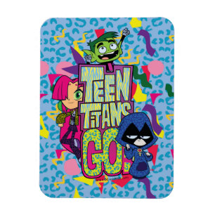 Teen Titans Go!   "Girls Girls" Logo für Tierwerbu Magnet