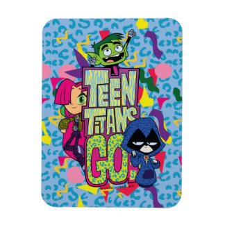 Teen Titans Go! | "Girls Girls" Logo für Tierwerbu Magnet