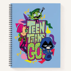 Teen Titans Go!   "Girls Girls" Logo für Tierwerbu Notizbuch