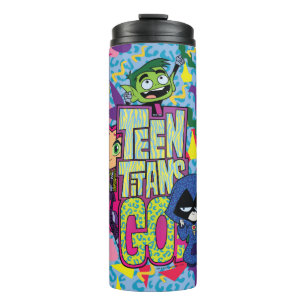 Teen Titans Go!   "Girls Girls" Logo für Tierwerbu Thermosbecher