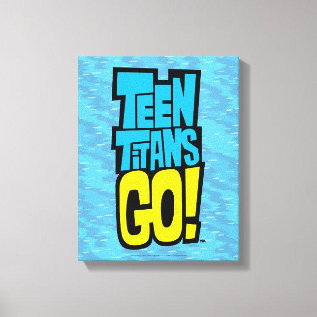 Teen Titans Go! | Logo Leinwanddruck (Vorderseite)